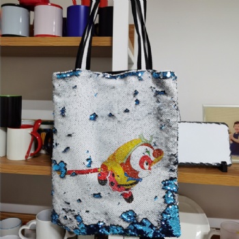  Sublimation Flip Sequin Tote Bag	