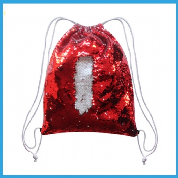 Sublimation Flip Sequin Drawstring bag