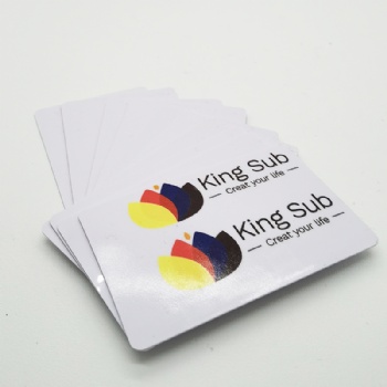 sublimation pvc card