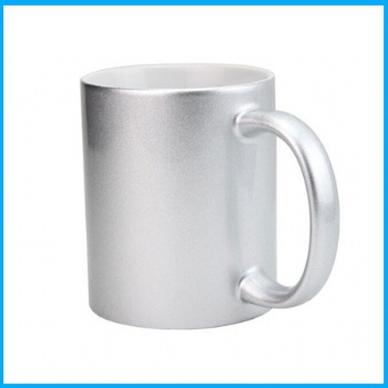 11oz  silver mug