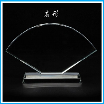 Fan shape crystal