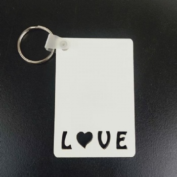  sublimation MDF key ring	