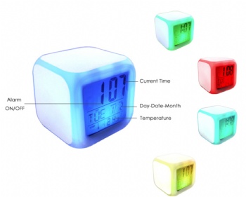  Digital alarm Clock With Film Plate	