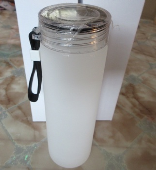  500ml sublimation glass mug with sling	