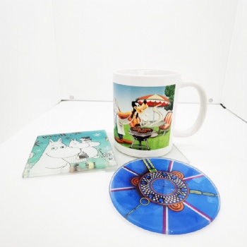  sublimation glass cup mat	