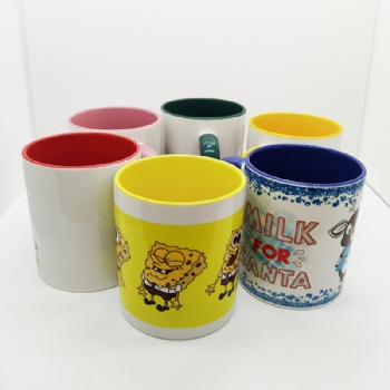  11oz heart handle white mug	