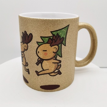  11oz gold  mug	